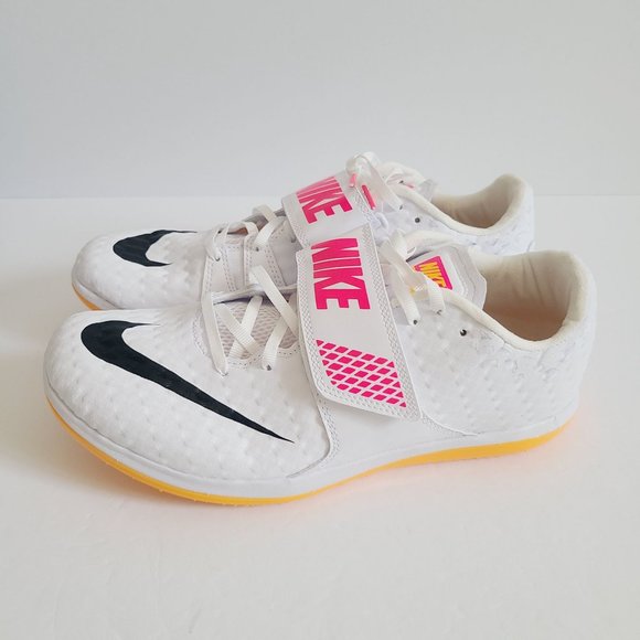 NEW Nike Zoom High Jump Elite Track Shoes NO SPIKES 806561-102 Size 9 White - Picture 1 of 7